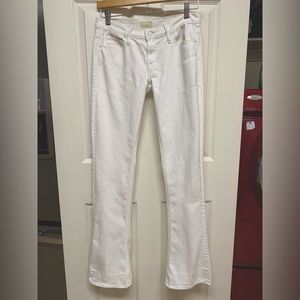 Mother The runaway mirror mirror slim flare jeans size 28
